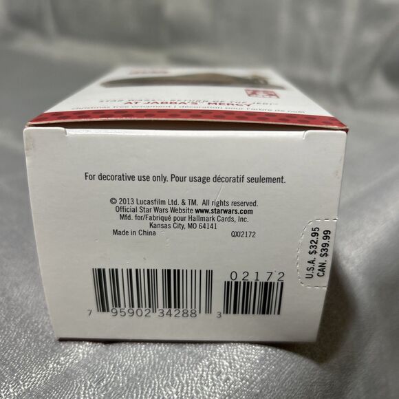 Hallmark 2013 Star WARS At Jabba’s Mercy Keepsake Ornament Magic Sound Jedi - Picture 14 of 15